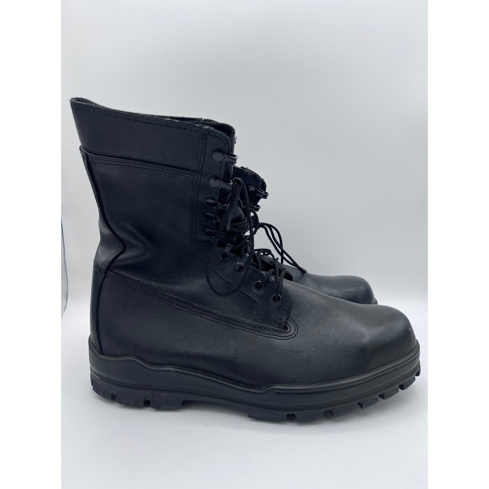 Bates Durashocks‎ Mens Black Leather Combat Boots F2413-11 EH 14 M 15830-002034